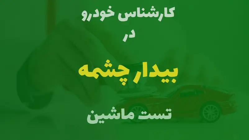 کارشناسی خودرو در بیدار چشمه